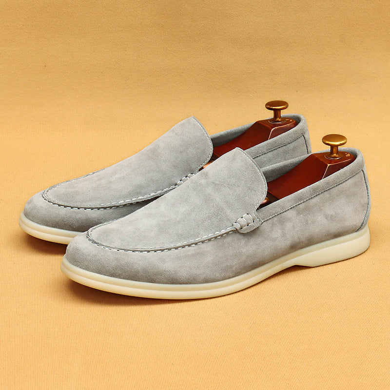 Men Suede Loafers Slip-On with All-Day Support Sole