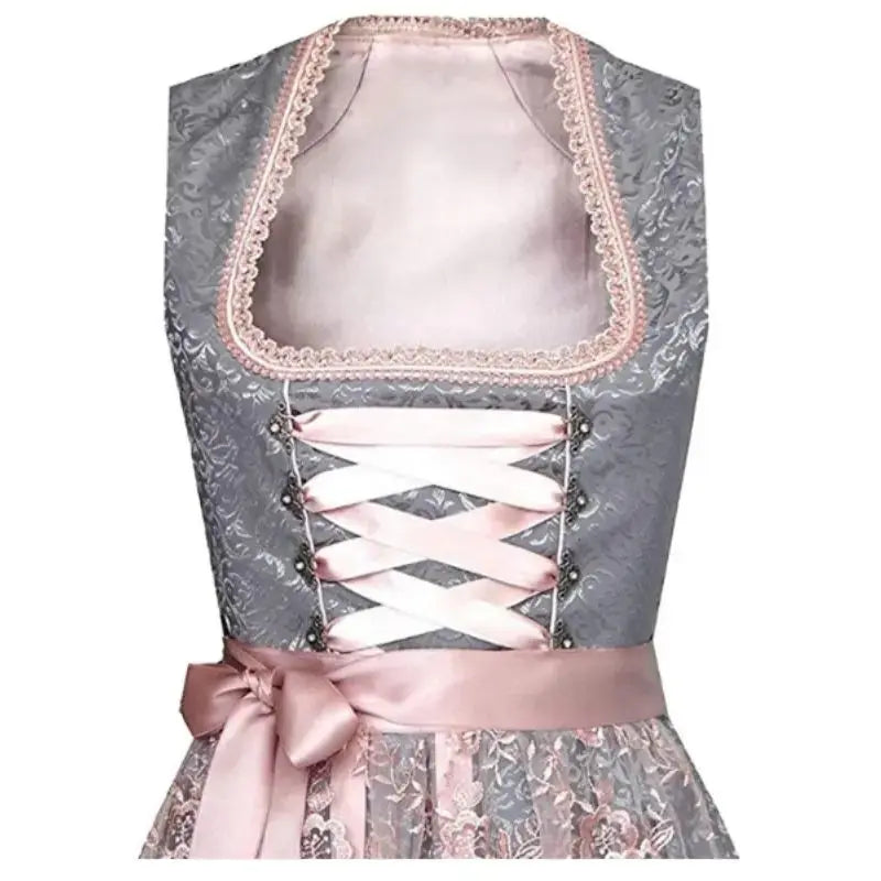 Shappy Women's Oktoberfest Dirndl with Intricate Embroidery and Stylish Bodice - Elegant and Traditional Trachten Dress