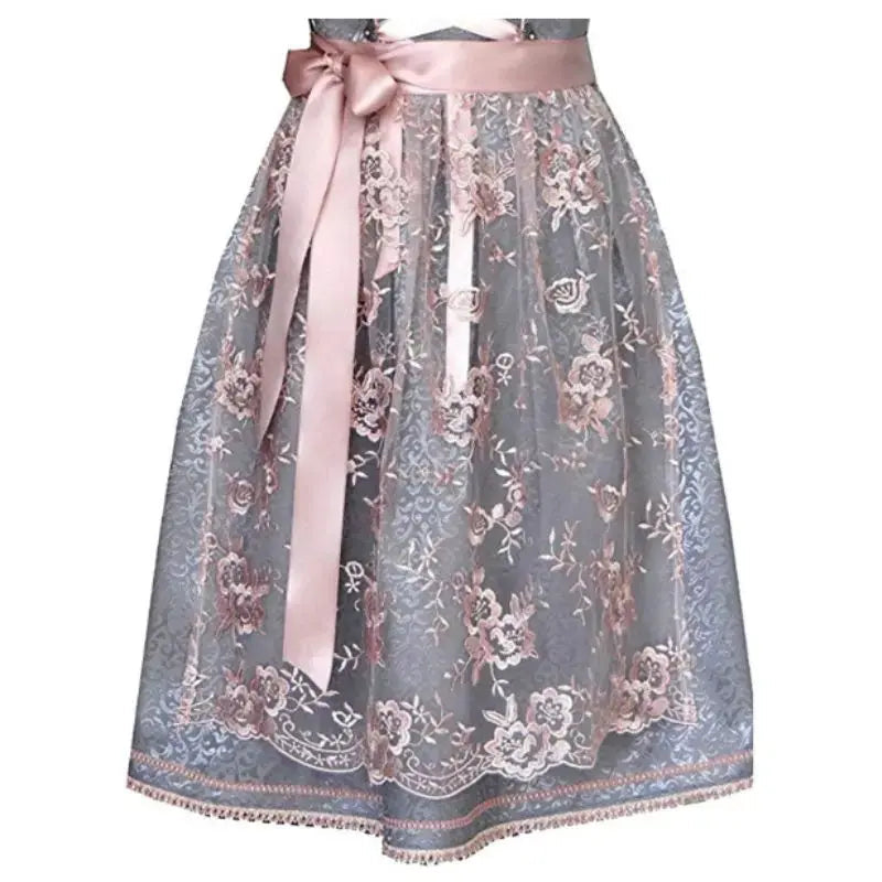 Shappy Women's Oktoberfest Dirndl with Intricate Embroidery and Stylish Bodice - Elegant and Traditional Trachten Dress