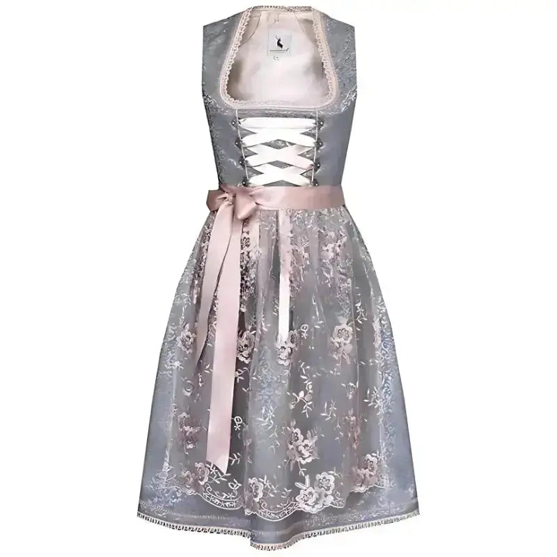 Shappy Women's Oktoberfest Dirndl with Intricate Embroidery and Stylish Bodice - Elegant and Traditional Trachten Dress