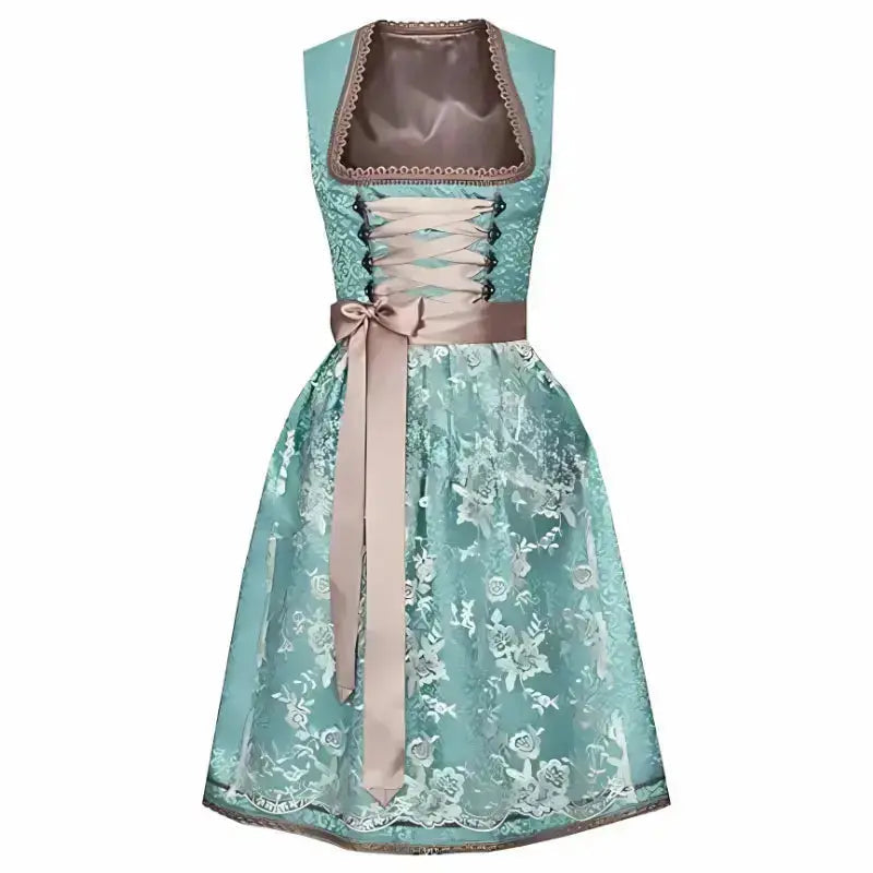 Shappy Women's Oktoberfest Dirndl with Intricate Embroidery and Stylish Bodice - Elegant and Traditional Trachten Dress