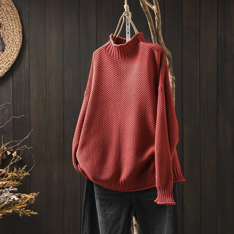 Women's Lightweight Knit Sweater with Relaxed Fit