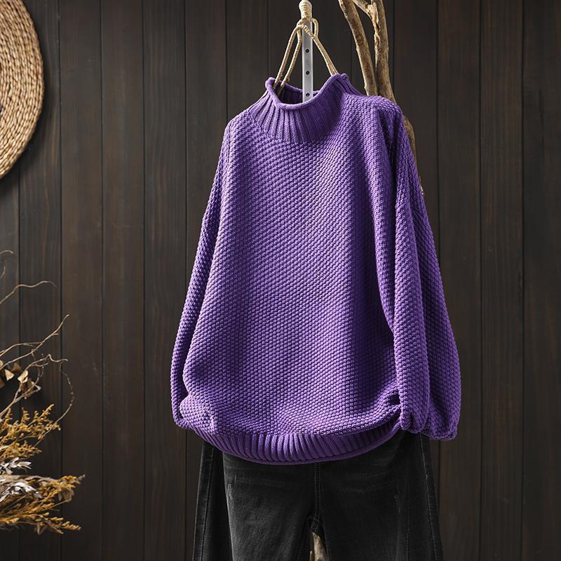 Women's Lightweight Knit Sweater with Relaxed Fit