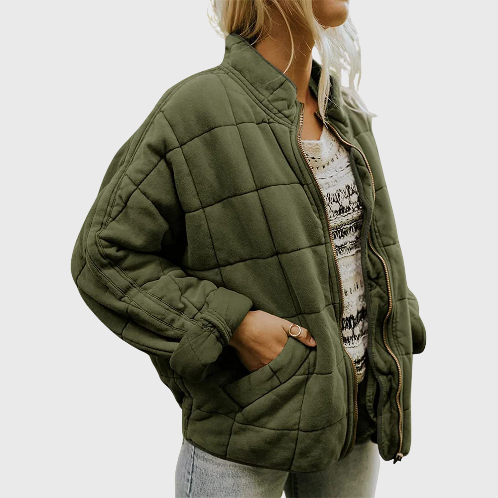 Women's Mid-Season Oversized Lightly Padded Jacket