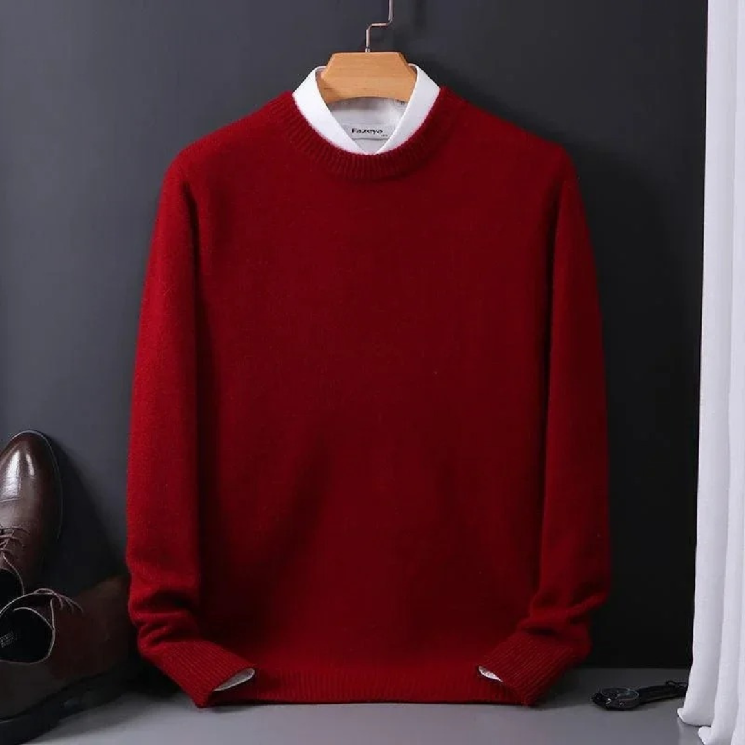 Luxurious Thierry Cashmere Crew Neck Sweater for Ultimate Style and Timeless Comfort