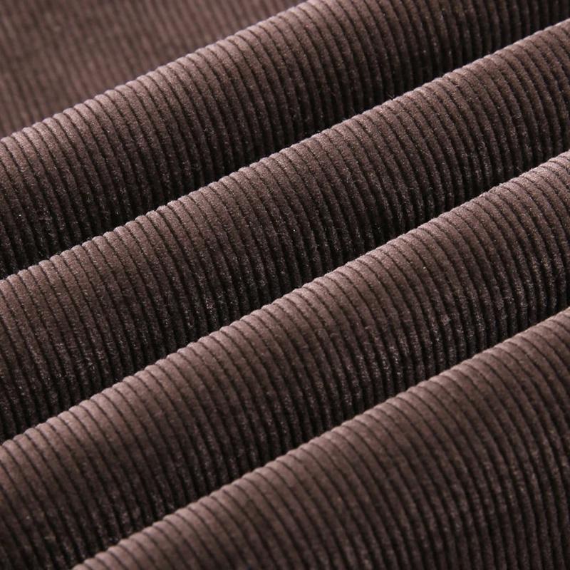 Men Corduroy Trousers with 4-Way Stretch and Wide-Wale Texture
