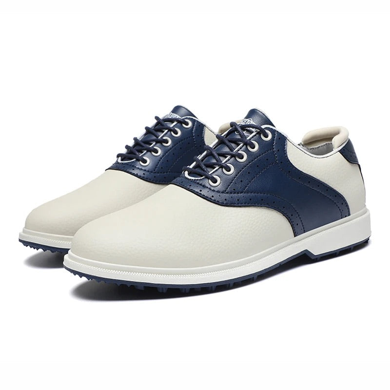 Men's Golf Sneakers with Added EVA Cushioning and Non-Slip Traction Sole