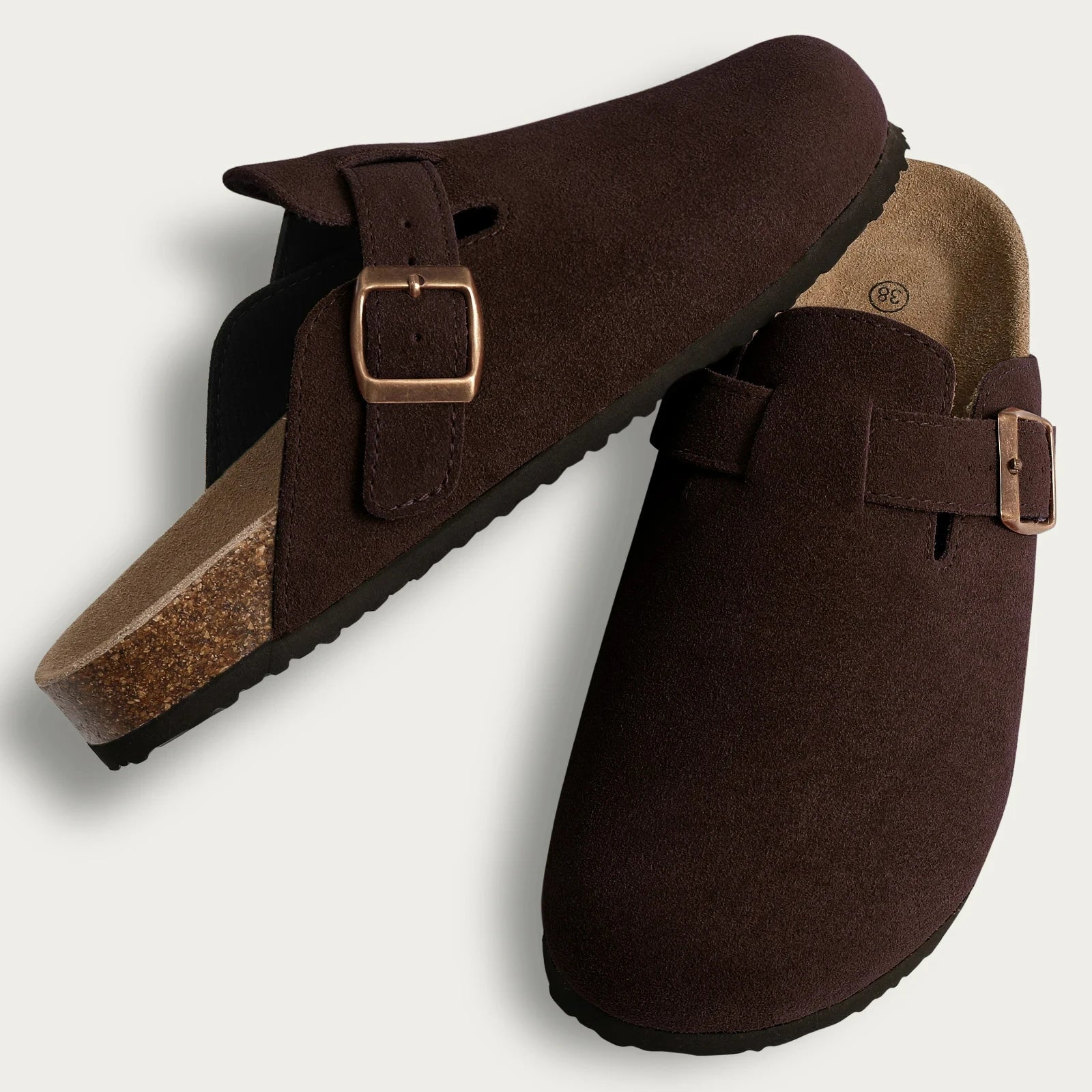 Women Summer Sandals with Contoured Footbed and Adjustable Buckle
