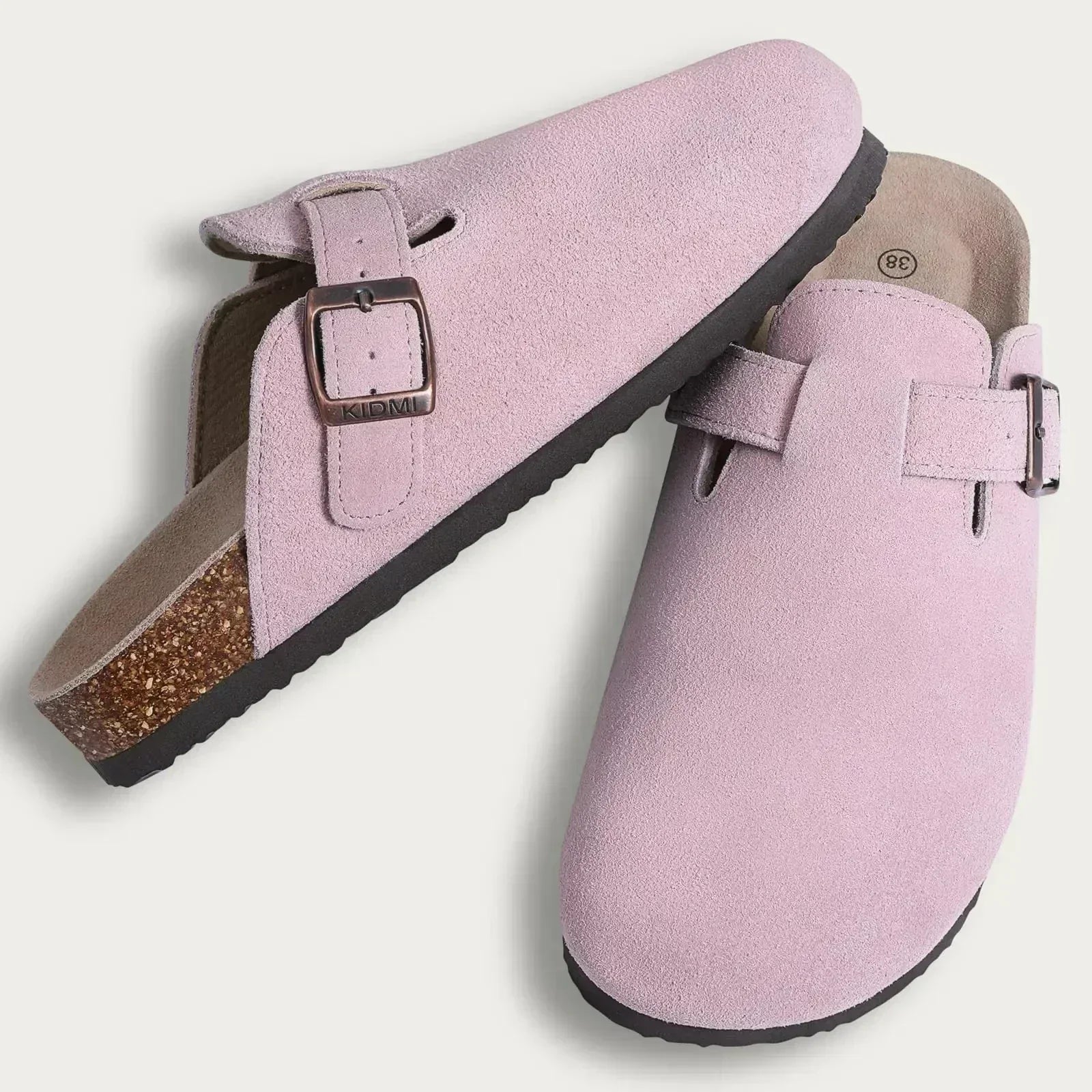 Women Summer Sandals with Contoured Footbed and Adjustable Buckle