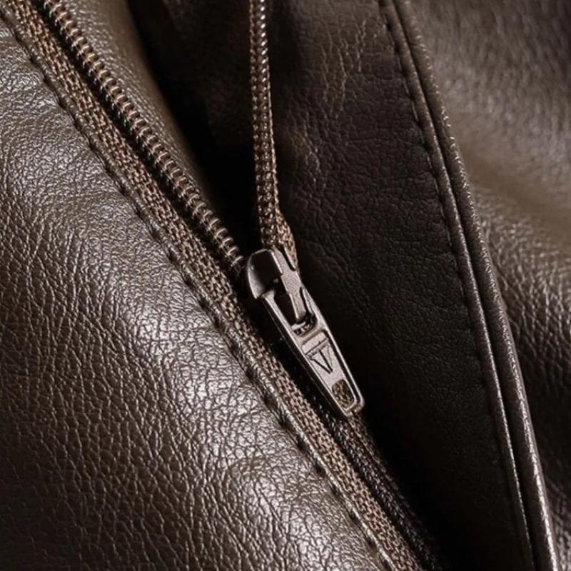 Women High-Rise Straight-Leg Vegan Leather Pants