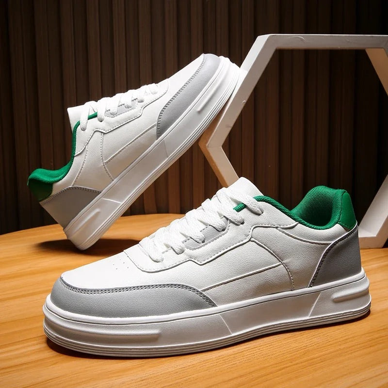 Men Canvas Sneakers with EVA Cushioned Footbed and Italian Color Accents