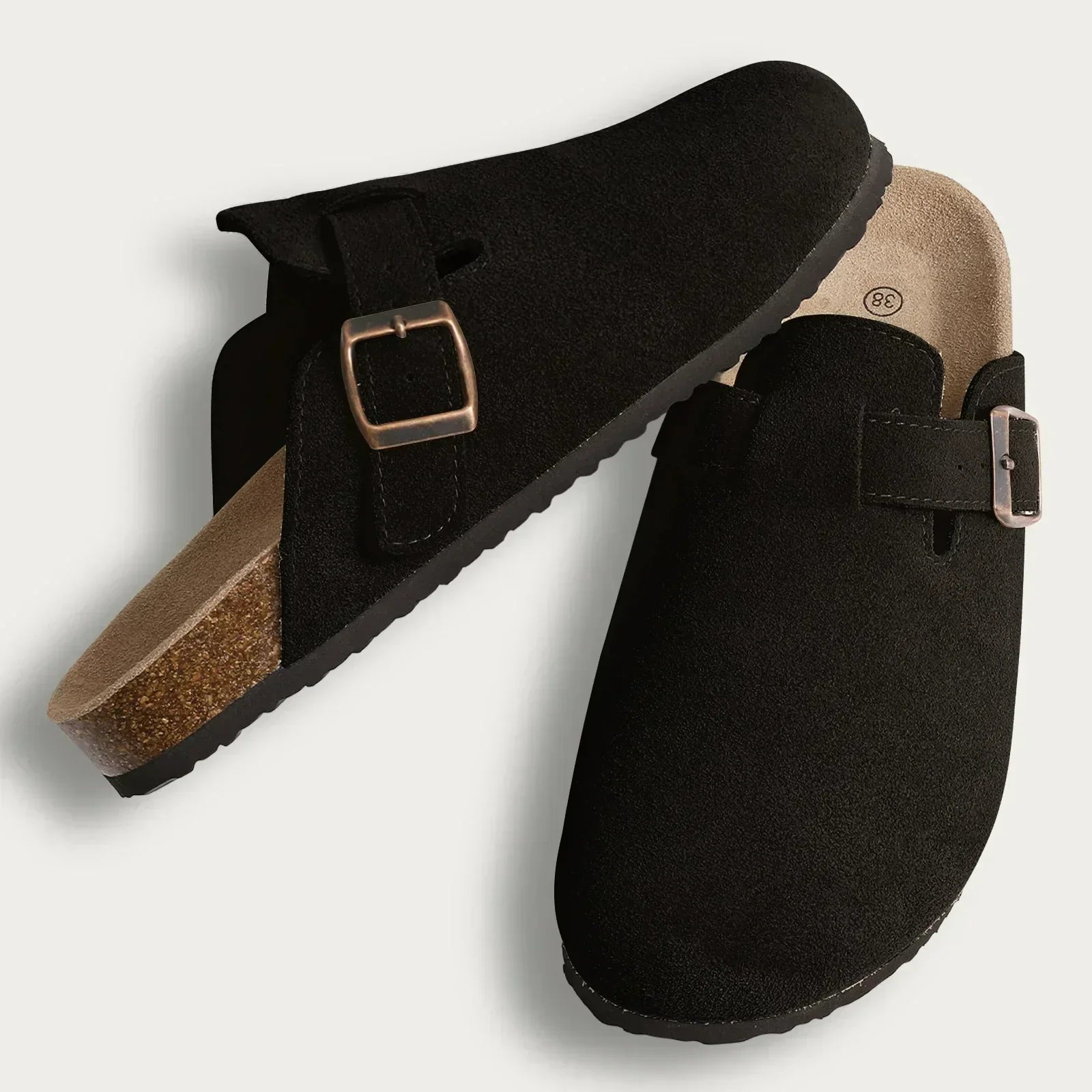 Women Summer Sandals with Contoured Footbed and Adjustable Buckle