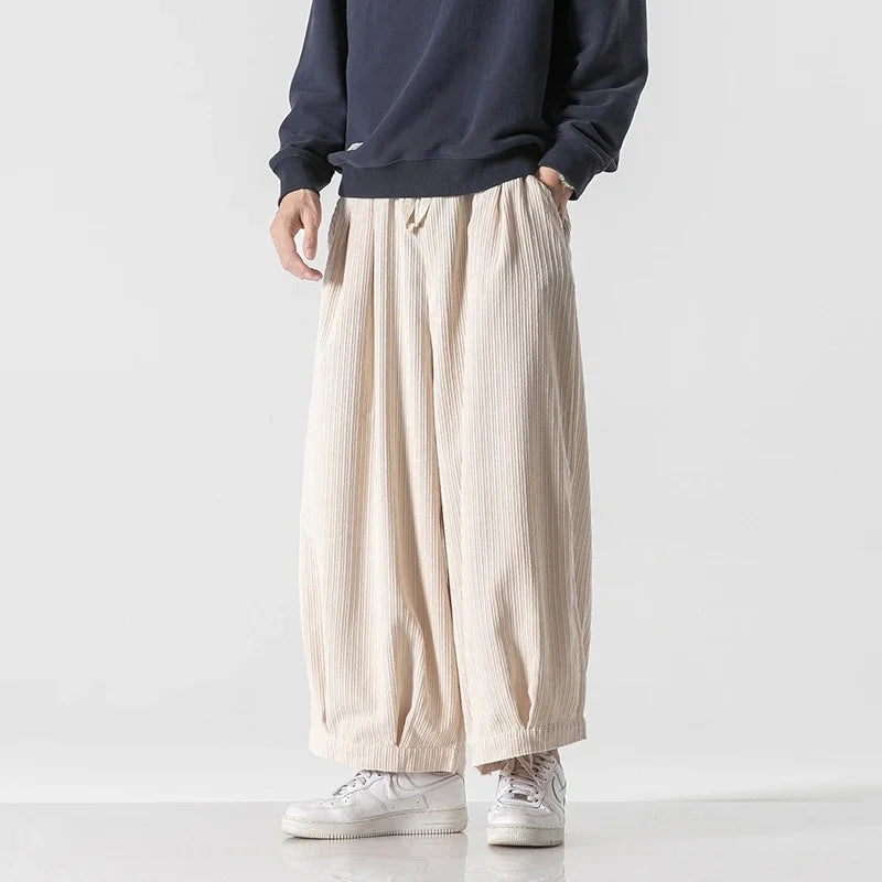 Enso Velvet Corduroy Pants for an Elegant and Comfortable Style