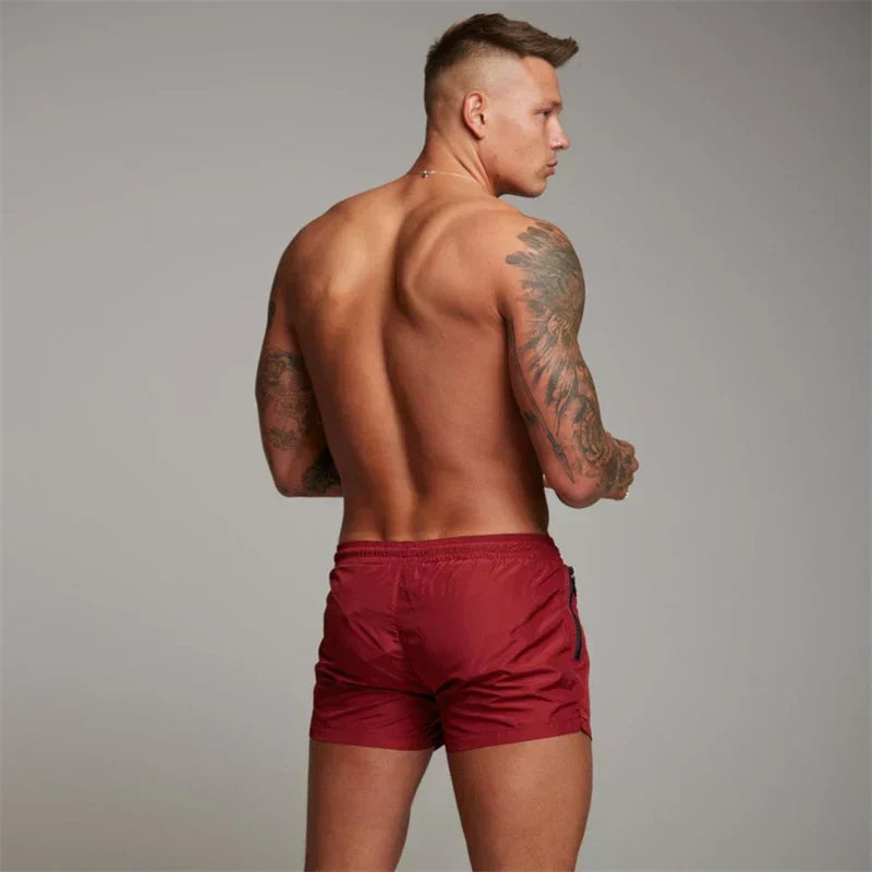 AeroWave™ | Men's Quick-Dry Swim Shorts with Zippered Pockets