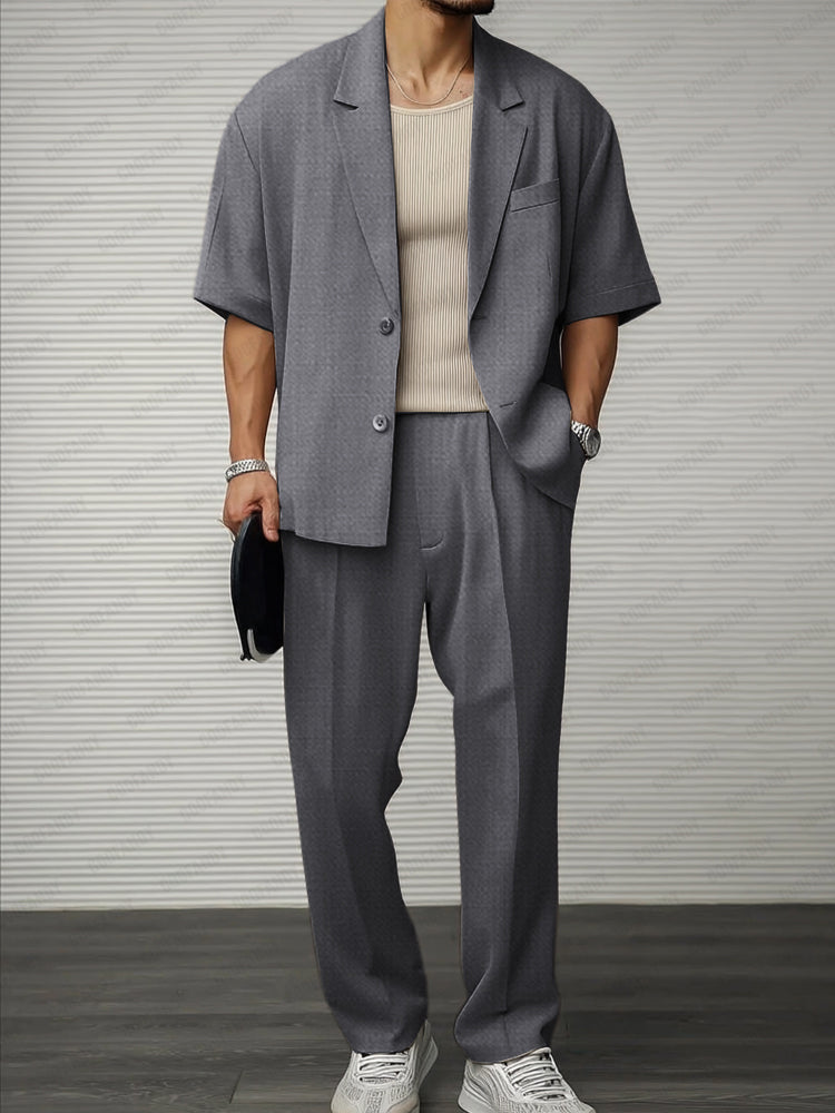 Casual Elegant Set with Blazer and Pants for a Modern Style