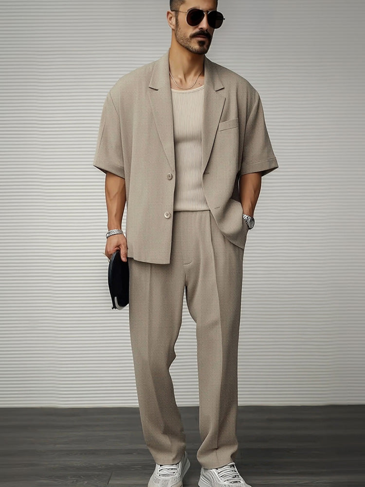 Casual Elegant Set with Blazer and Pants for a Modern Style