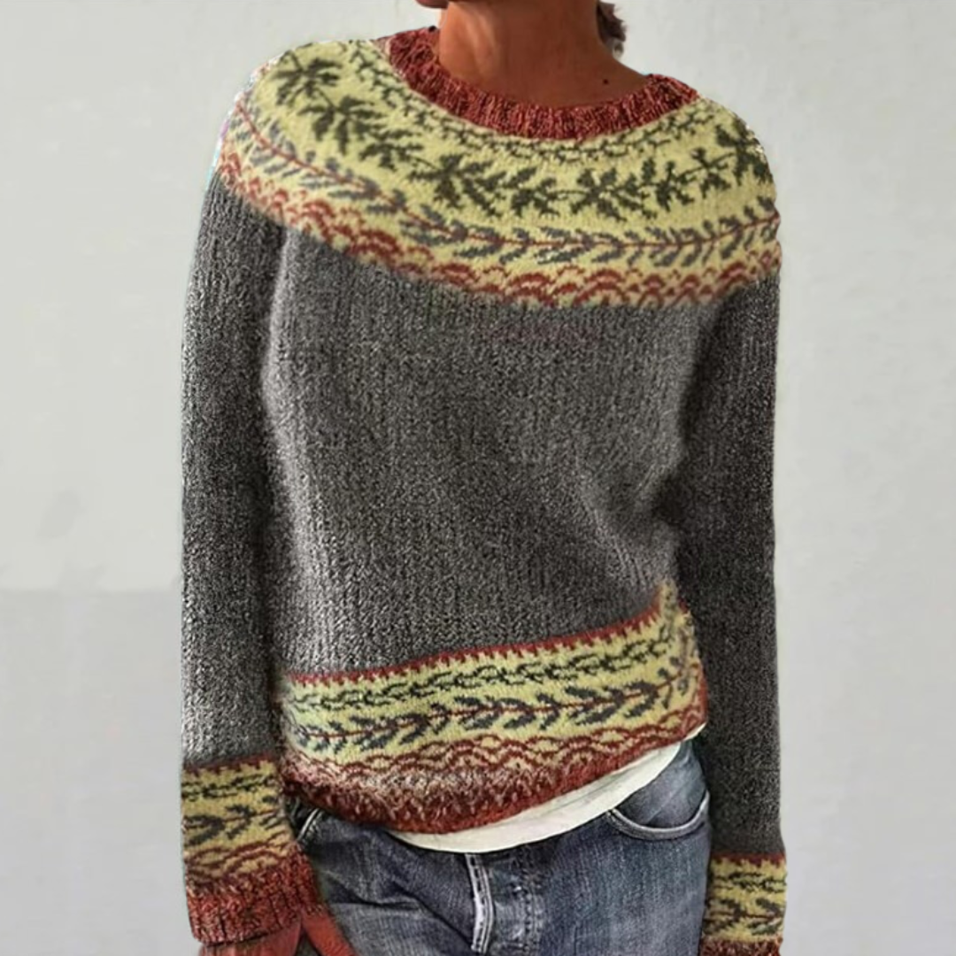 Lara™ - Cozy Retro Pullover for Ultimate Comfort and Timeless Vintage Look