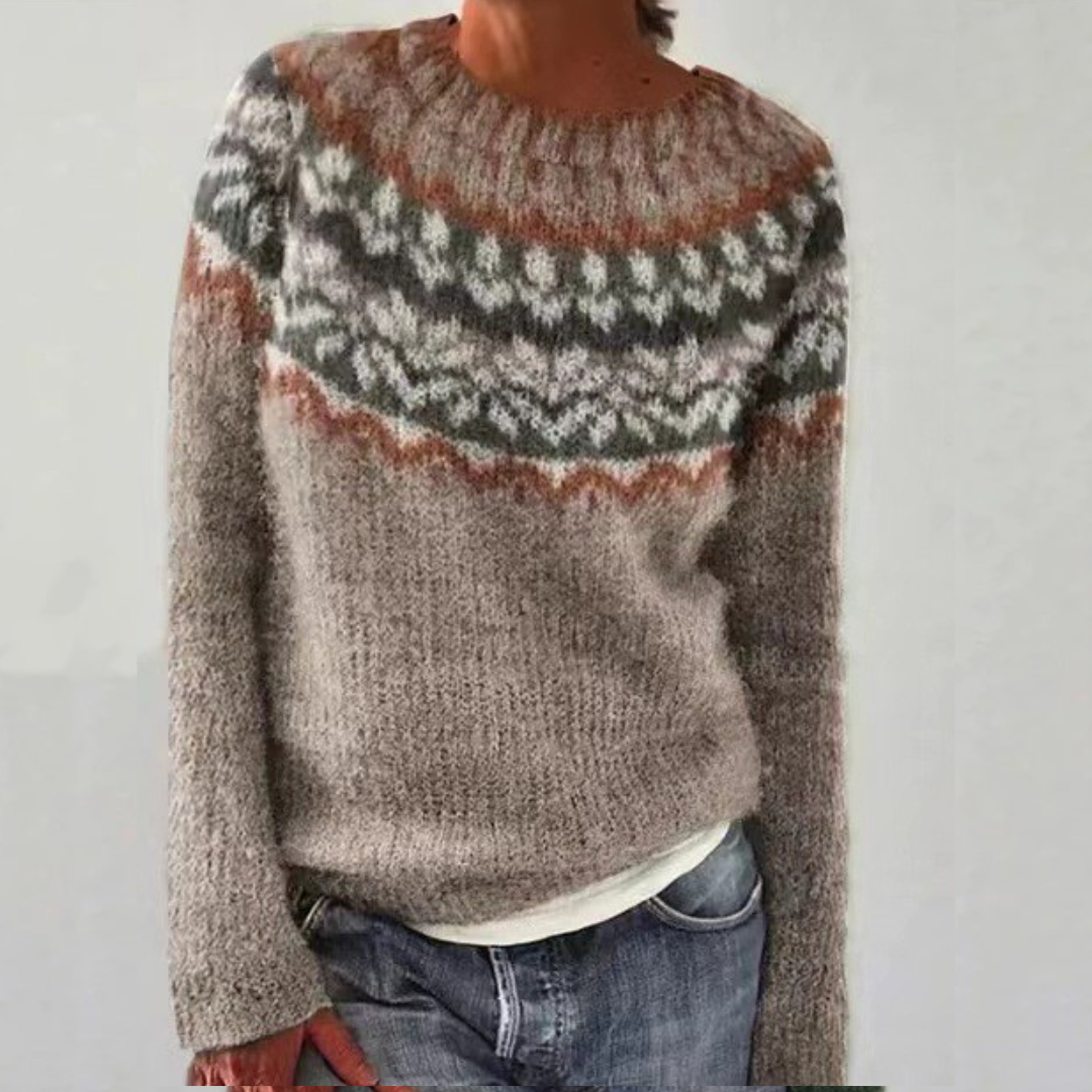 Chloe™ - Comfortable Retro Pullover for a Stylish and Cozy Vintage Look