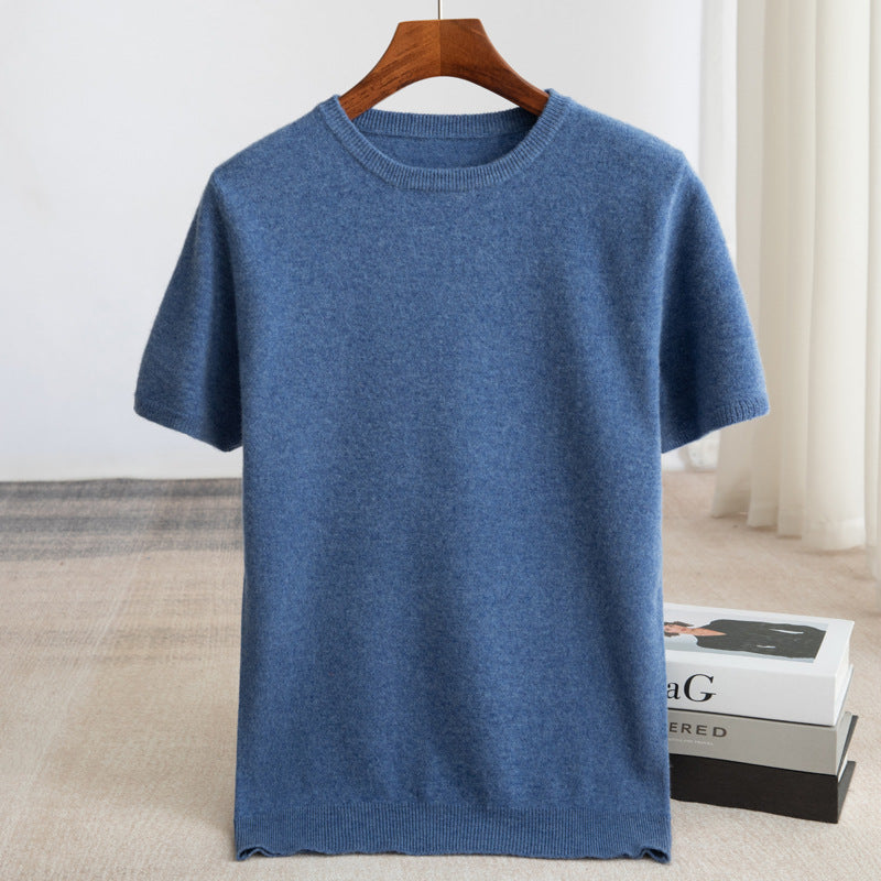 Men's Merino Wool Short Sleeve Shirt with Moisture Wicking