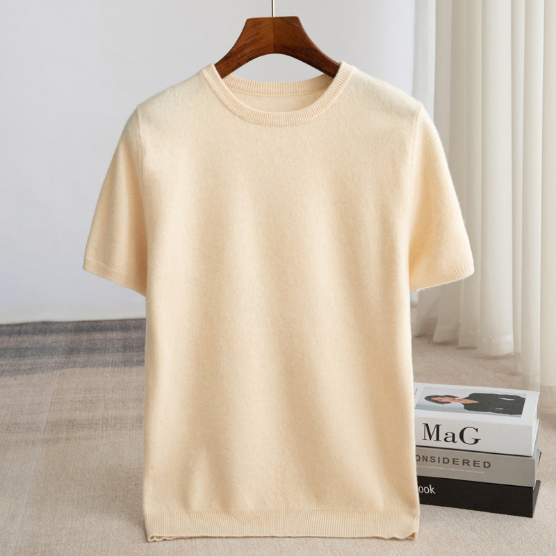Men's Merino Wool Short Sleeve Shirt with Moisture Wicking
