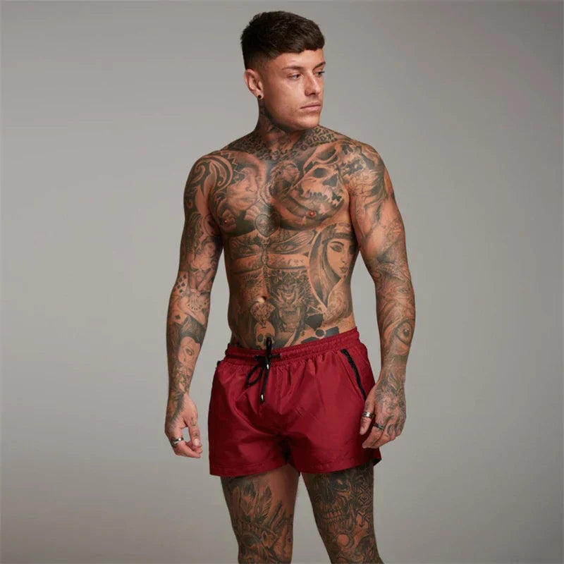 AeroWave™ | Men's Quick-Dry Swim Shorts with Zippered Pockets