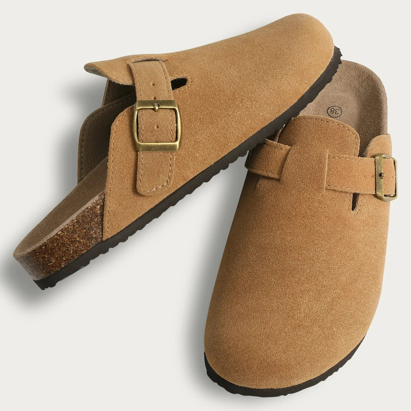 Women Summer Sandals with Contoured Footbed and Adjustable Buckle