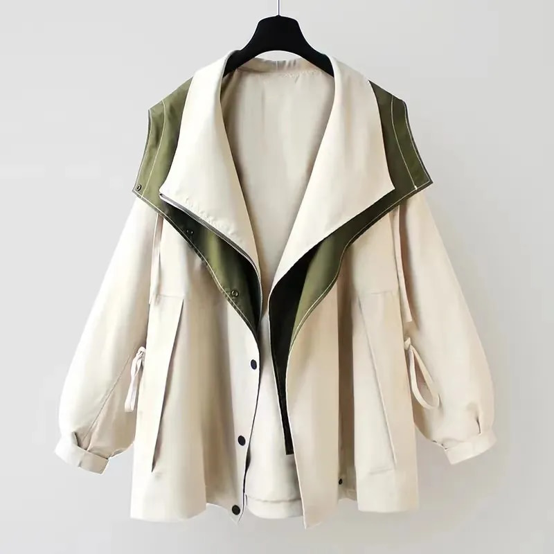 Scarlett™ - Trendy Waterproof Trench Coat for Chic Protection and Sophisticated Look