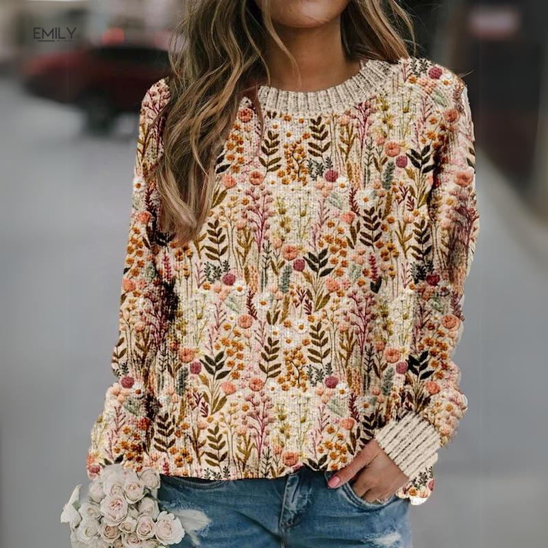 Jena - Stylish and Cozy Sweater Made of High-Quality Loose Material