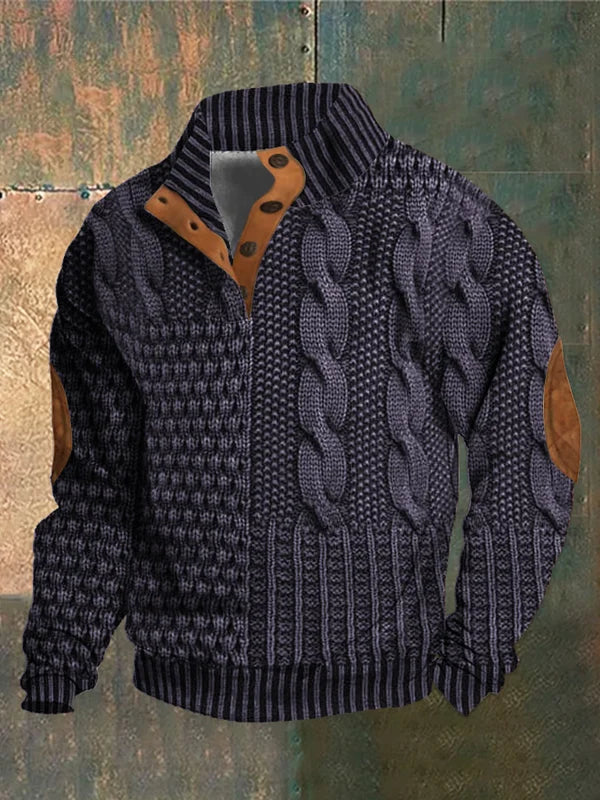Nick | Stylish Patterned Warmth Stick Shirt – Comfortable and Elegant for Cold Days
