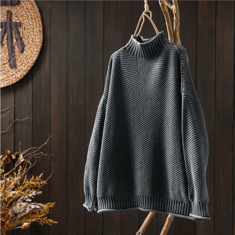 Women's Lightweight Knit Sweater with Relaxed Fit