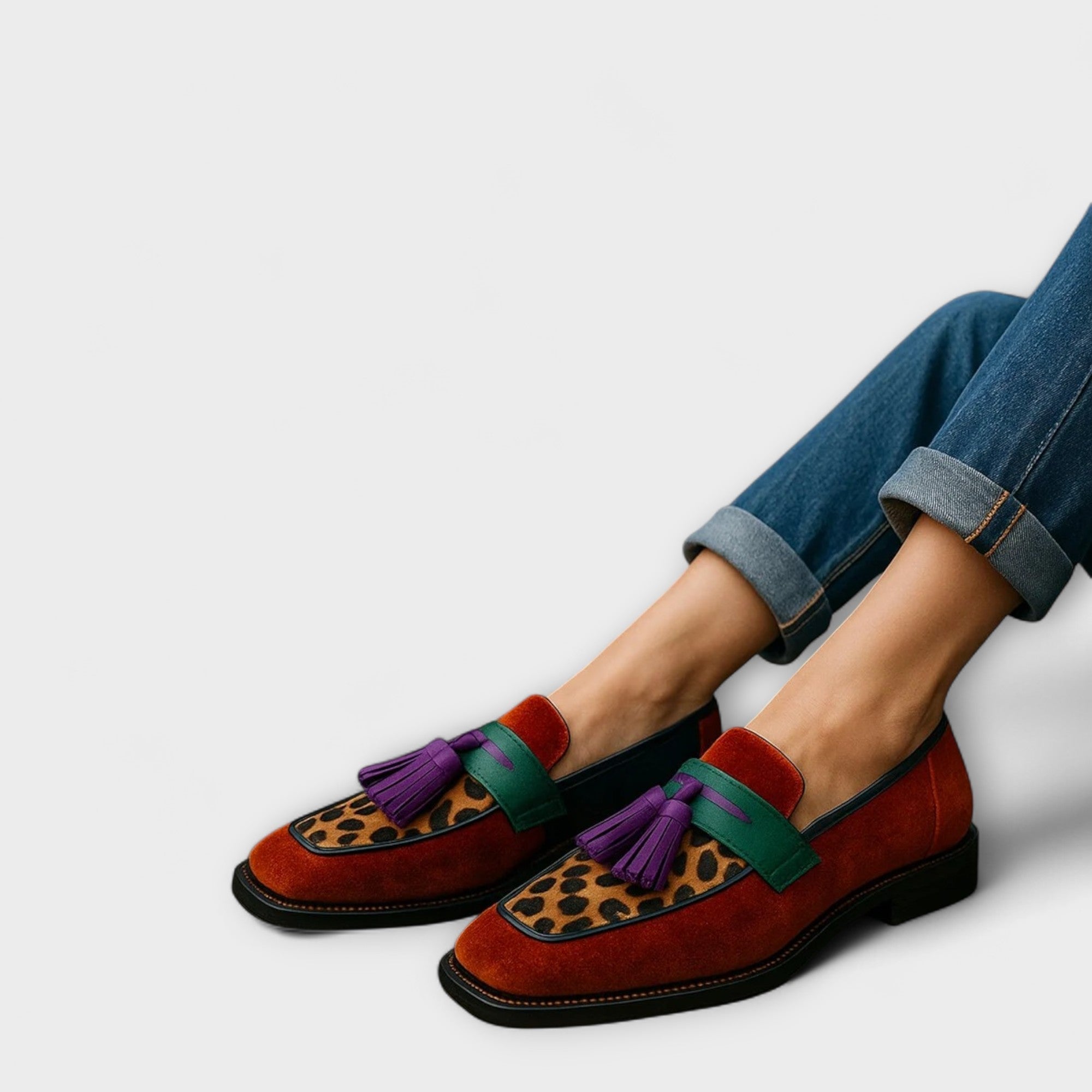 Ione – Noble Multicolored Loafers for the Perfect Stylish Appearance