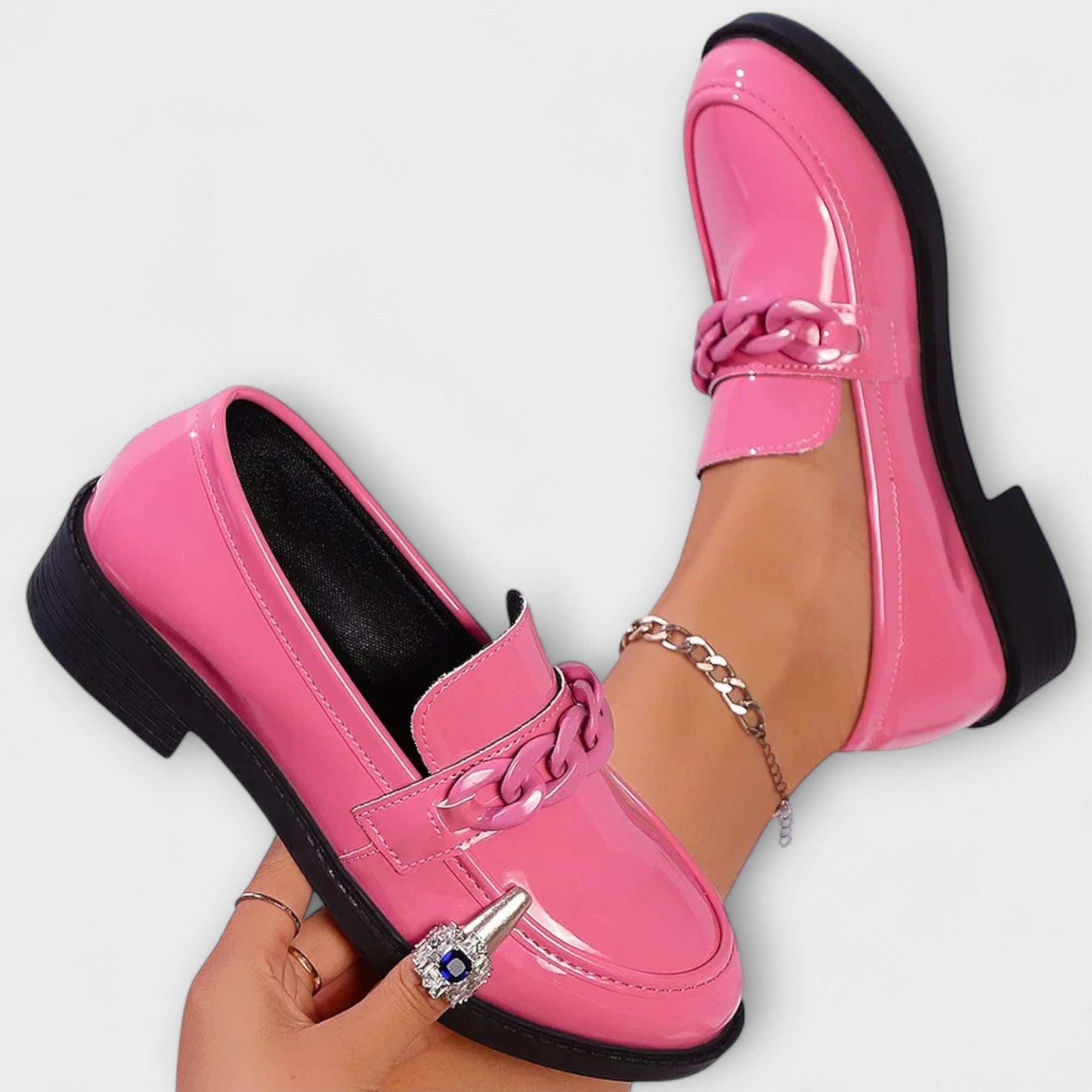 Lumi – Round Teen Formal Casual Loafers for a Trendy and Comfortable Street Style