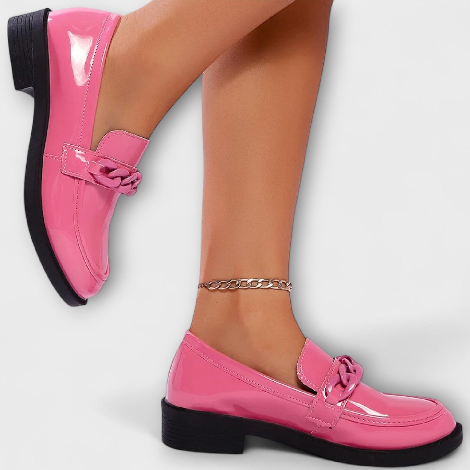 Lumi – Round Teen Formal Casual Loafers for a Trendy and Comfortable Street Style