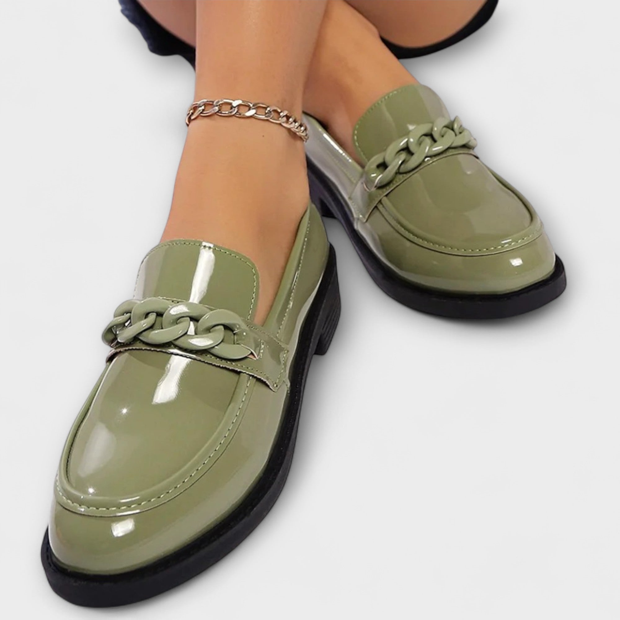 Lumi – Round Teen Formal Casual Loafers for a Trendy and Comfortable Street Style