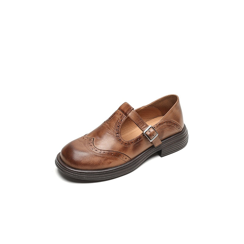 VELDA | Stylish and elegant leather Mary Janes for a chic look