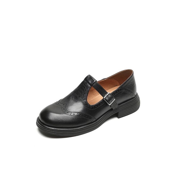 VELDA | Stylish and elegant leather Mary Janes for a chic look