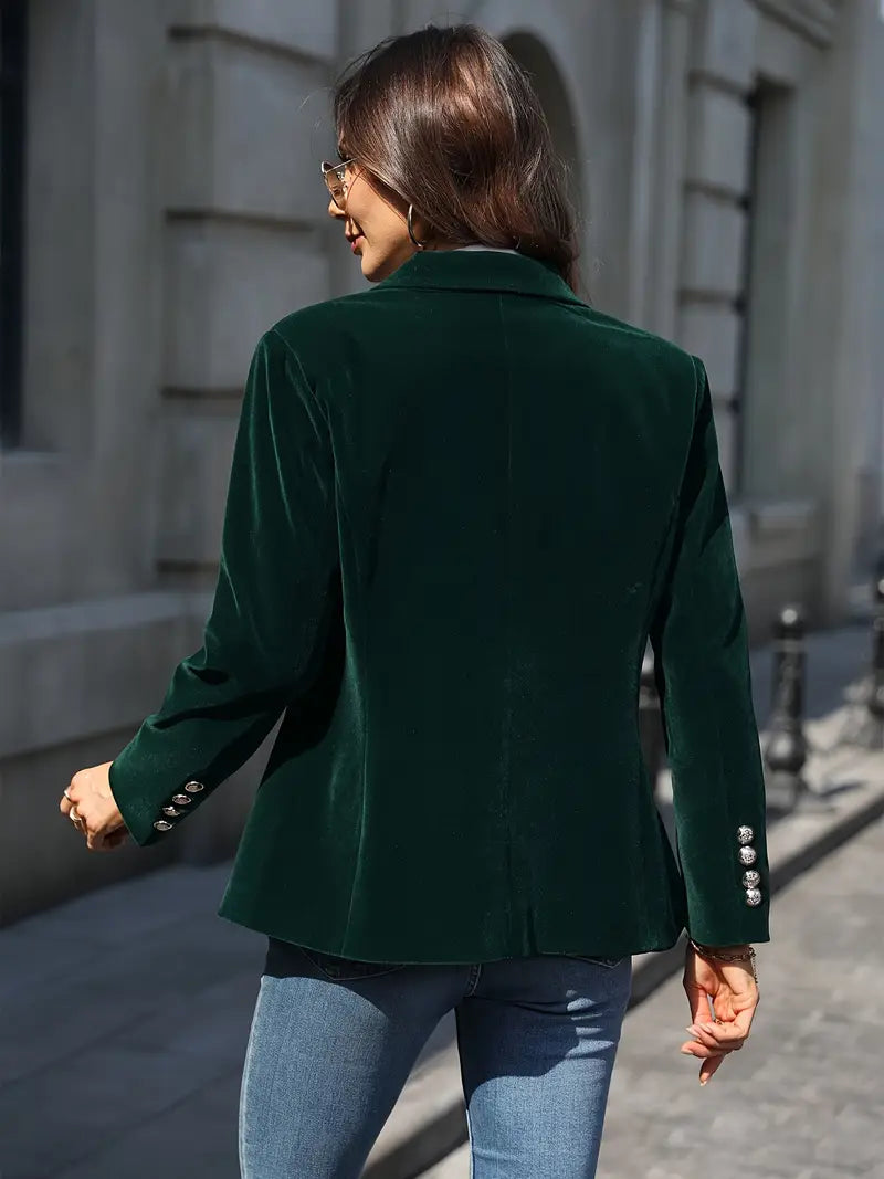Savannah™ - Elegant Luxury Velvet Blazer for a Sophisticated and Chic Look