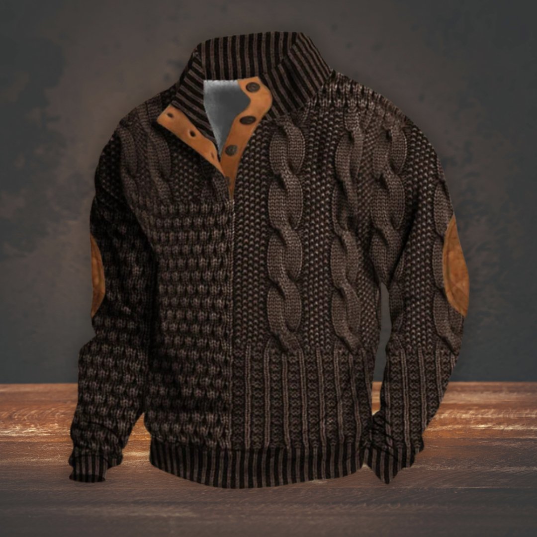 Heiko | Fashionable Printed Warm Sweater for Cozy Days