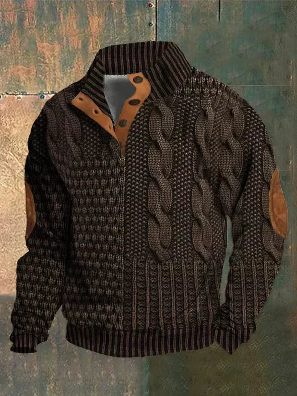 Heiko | Fashionable Printed Warm Sweater for Cozy Days