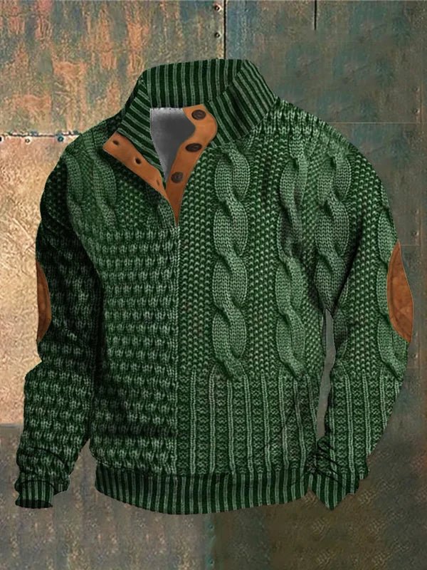 Heiko | Fashionable Printed Warm Sweater for Cozy Days