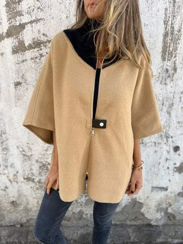 Alessia | Trendy Stand Collar Half-Zip Jacket - Exclusive Limited Edition