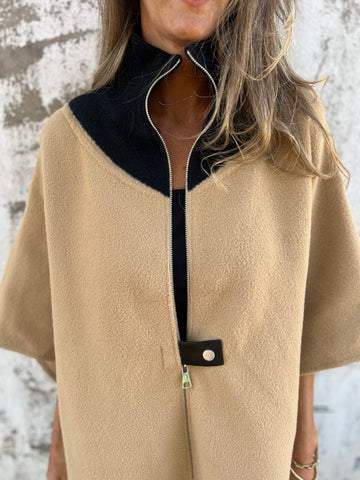 Alessia | Trendy Stand Collar Half-Zip Jacket - Exclusive Limited Edition