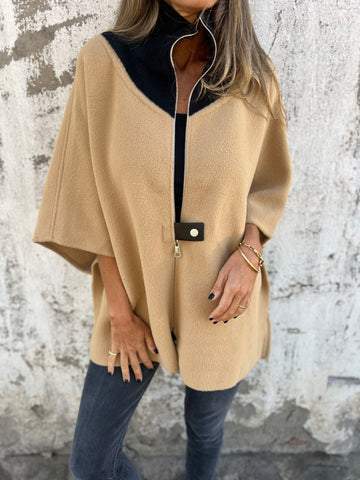Alessia | Trendy Stand Collar Half-Zip Jacket - Exclusive Limited Edition