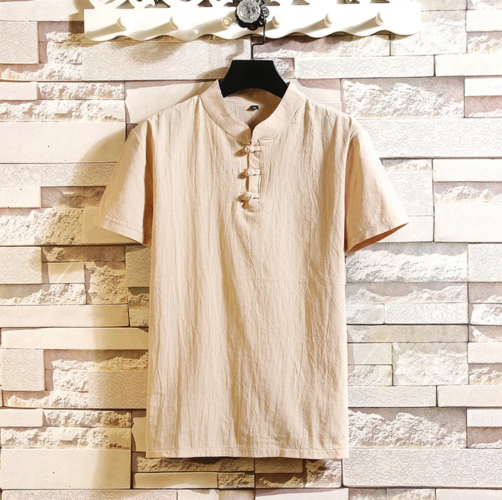 Men's Summer Short Sleeve Shirt and Shorts Set