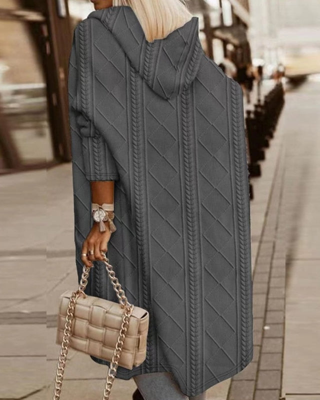 Elliot™ – Elegant Hooded Cardigan for Optimal Daily Comfort