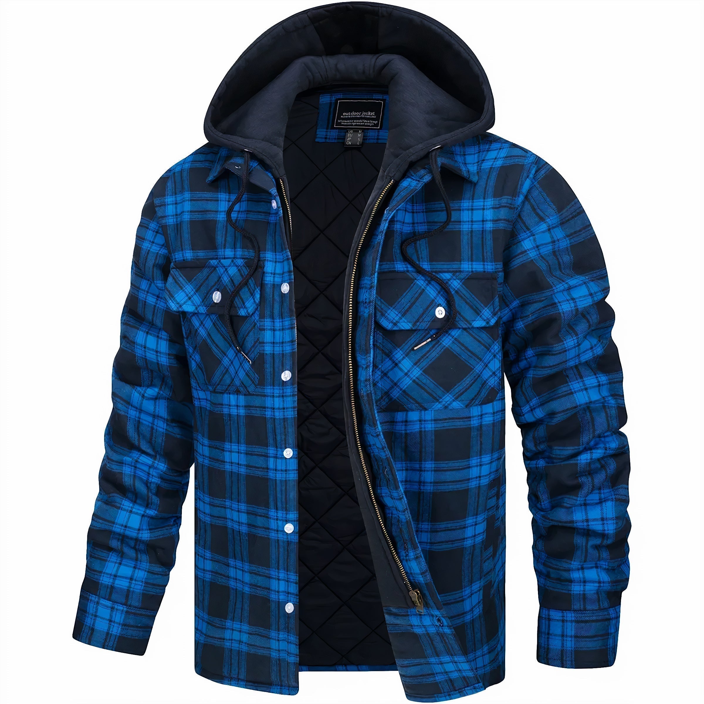 Julius™ | Fashionable Checked Jacket with Comfortable Zipper for the Perfect Look